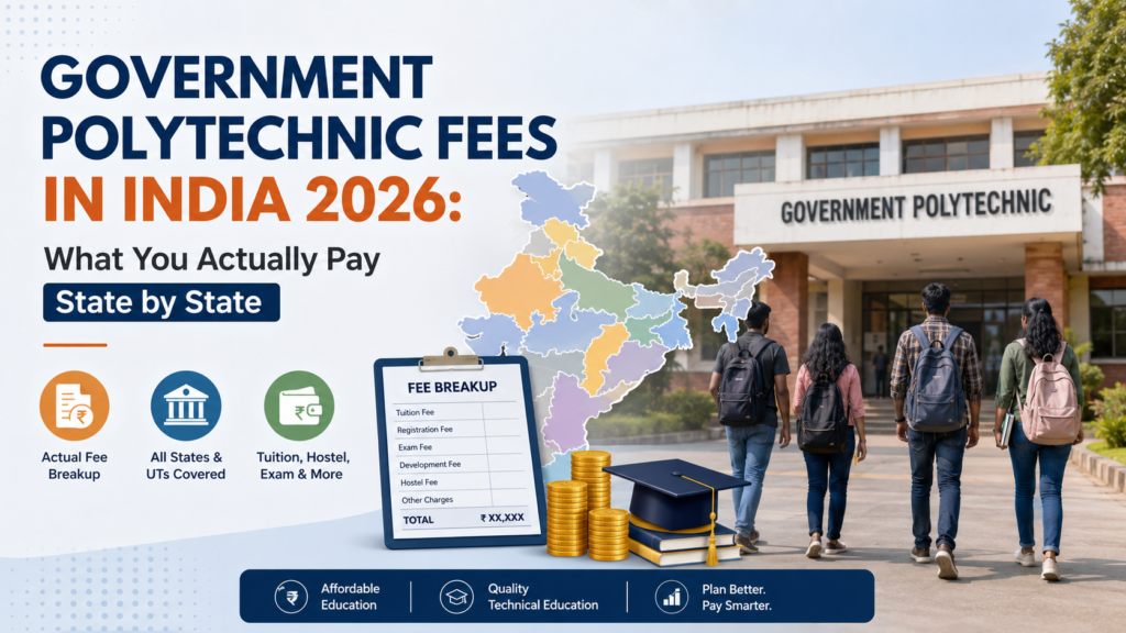 Government Polytechnic Fees in India 2026: What You Actually Pay State by State